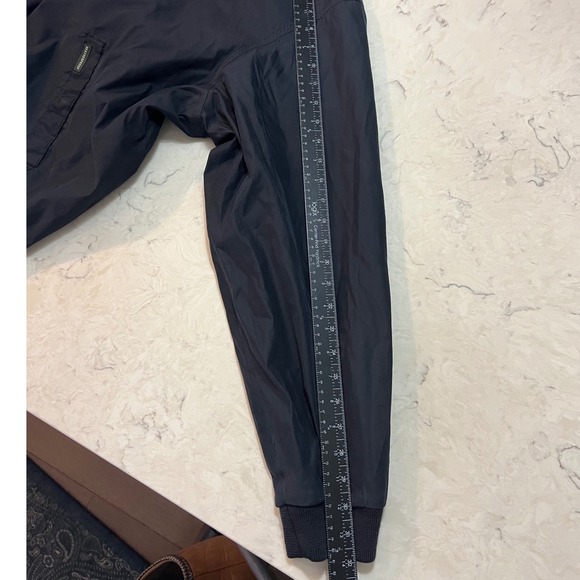 Weatherproof Mens Navy Blue Microfiber Golf Jacket Harrington Full Zip Large L - Picture 4 of 5